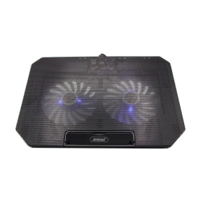 Suport pentru laptop 13" cu 2 ventilatoare silentioase, reglare in inaltime pentru mai mult confort - Img 2