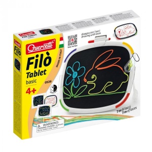Tabla desen Quercetti Filo Tablet cu sireturi, pentru copii de peste 4 ani - Img 1