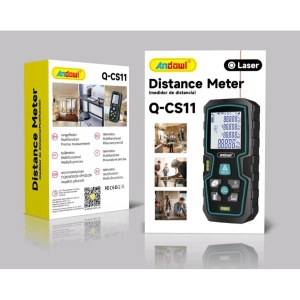 Telemetru cu Laser Profesional, cu Boloboc, Ecran LCD, 4 Unitati de Masura, distanta maxima 80m - Img 2