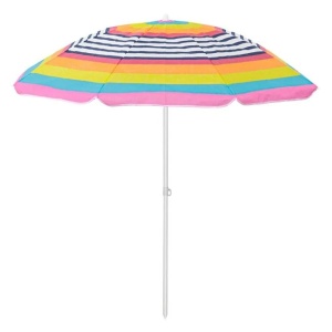 Umbrela Plaja, Cadru Metalic, Ø1.80m, Multicolor - Img 2