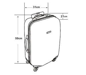 Valiza tip troler pentru copii Model Unicorn, Capacitate 22L - Img 5