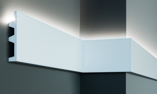 Profil pentru banda LED din poliuretan Flexibil KF505F - 14.2x2.5x200 cm
