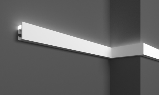 Scafa decorativa din poliuretan flexibil ES6F - 4.8x2.2x200 cm