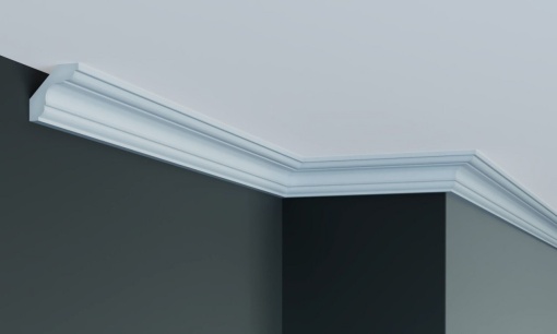 Cornisa decorativa din poliuretan Flexibil P911F - 4.4x4.4x200 cm