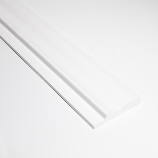 Profil stanga pentru panou riflat 3D Versal, Alb, 270x6.4 cm, Lamelio