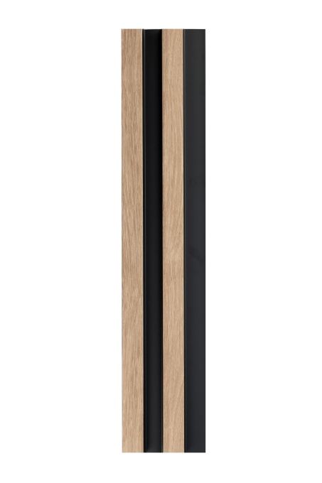 Profil dreapta pentru panou riflat 3D Vasco, Oak Gold, 270x3.1cm, Lamelio