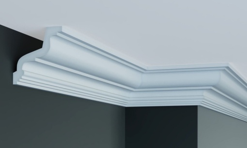 Cornisa decorativa din poliuretan Flexibil P914F - 10x10x200 cm
