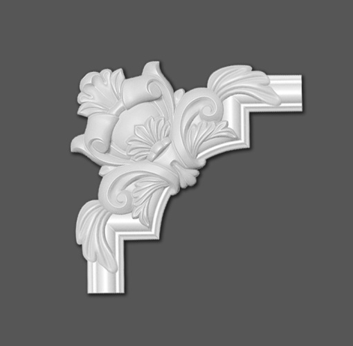 Chenar decorativ din poliuretan B16-2 - 26.5x26.5x2 cm
