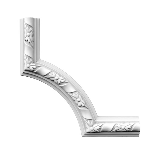 Chenar decorativ din poliuretan CR710A - 23x23x2.5 cm