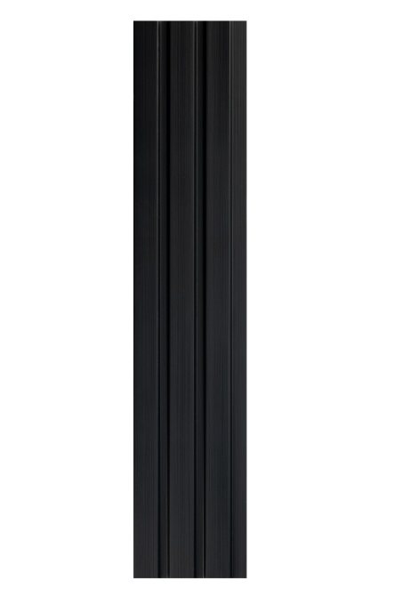 Profil dreapta pentru panou riflat 3D Olmo, Negru, 270x2.6cm, Lamelio