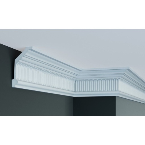 Cornisa decorativa din poliuretan Flexibil C745F - 12.4x7.2x200 cm