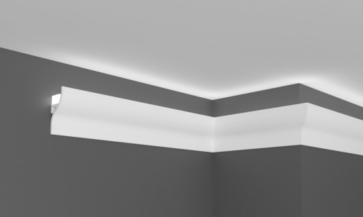 Scafa decorativa din poliuretan flexibil ES10F - 5.2x2.4x200 cm
