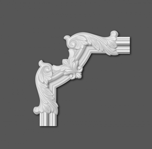 Chenar decorativ din poliuretan B17-2 - 25.8x25.8x1.7 cm