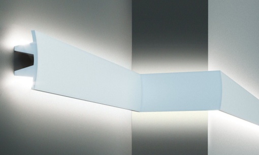 Profil pentru banda LED din poliuretan Flexibil KF503F - 10x4.5x200 cm