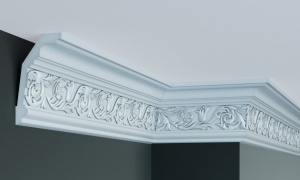 Cornisa decorativa din poliuretan C933 - 14x6.5x200 cm