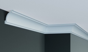 Cornisa decorativa din poliuretan Flexibil P821F - 7x5x200 cm