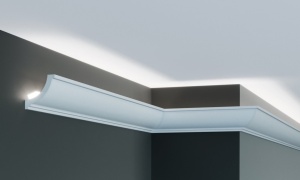 Cornisa decorativa din poliuretan P920 - 5x5x200 cm - Img 5