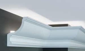 Cornisa decorativa din poliuretan P933 - 15x12.4x200 cm - Img 5