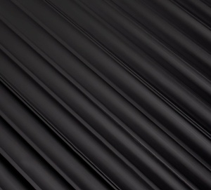 Panou riflat 3D Onda, Negru, 270x11.2cm, Lamelio - Img 4