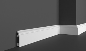 Brau decorativ din poliuretan flexibil B25F - 7x1.2x200 cm - Img 2