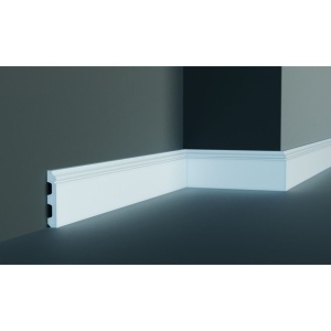 Brau decorativ din poliuretan Flexibil CR943F - 8x1.2x200 cm - Img 1