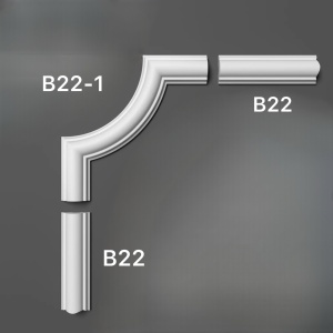 Chenar decorativ din poliuretan B22-1 - 15.4x15.4x1.6 cm - Img 3