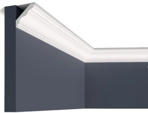 Cornisa decorativa din polimer rigid C5 - 5x4.7x200 cm - Img 3