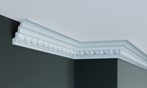 Cornisa decorativa din poliuretan C701 - 7.9x5.2x200 cm - Img 1