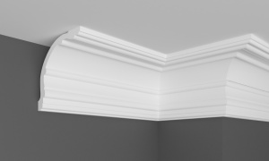 Cornisa decorativa din poliuretan C793 - 12.3x11.8x200 cm - Img 1
