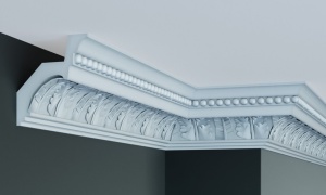 Cornisa decorativa din poliuretan C914 - 11.6x11.1x200 cm - Img 1