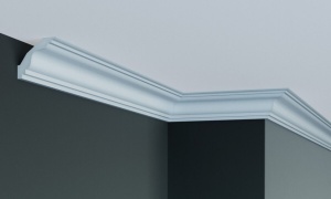 Cornisa decorativa din poliuretan Flexibil P820F - 5.1x6x200 cm - Img 2