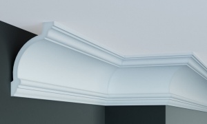 Cornisa decorativa din poliuretan Flexibil P833F - 10.2x15.5x200 cm - Img 1