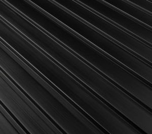 Panou riflat 3D Olmo, Negru, 270x12.2cm, Lamelio - Img 3