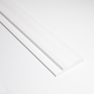 Profil stanga pentru panou riflat 3D Versal, Alb, 270x6.4 cm, Lamelio