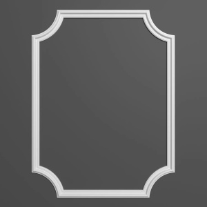 Chenar decorativ din poliuretan B10-1 - 17x17x1.6 cm - Img 3