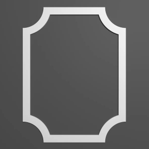 Chenar decorativ din poliuretan B18-2 - 19.7x19.7x1 cm - Img 2
