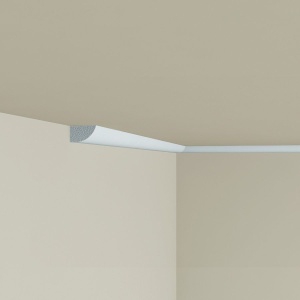 Cornisa decorativa din polimer rigid C1 - 1.1x1.9x200 cm - Img 1