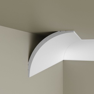Cornisa decorativa din polimer rigid C16 - 8.7x8.7x200 cm - Img 1