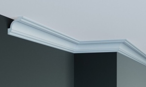 Cornisa decorativa din poliuretan Flexibil P810F - 5.3x5x200 cm - Img 2