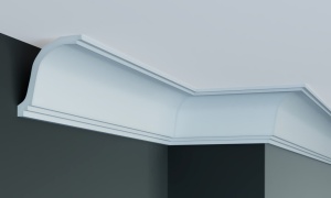 Cornisa decorativa din poliuretan Flexibil P910F - 10.5x8.7x200 cm