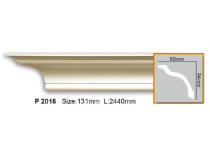 Cornisa decorativa din poliuretan P816 - 9x9.4x200 cm - Img 1