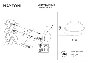 Ceiling lamp O438CL-L12GF3K - Img 3