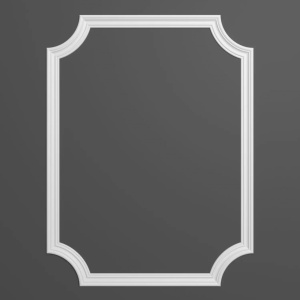 Chenar decorativ din poliuretan B19-1 - 22.5x22.5x1.5 cm - Img 2