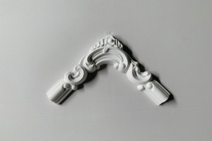 Chenar decorativ din poliuretan M1-1 - 21.3 x 21.3 x 2 cm - Img 1