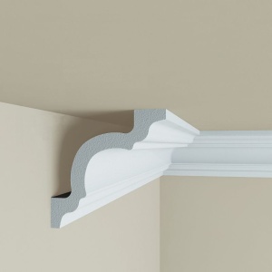 Cornisa decorativa din polimer rigid C8 - 8x8x200 cm - Img 1