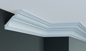 Cornisa decorativa din poliuretan P802 - 10x9.8x200 cm - Img 2