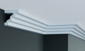 Cornisa decorativa din poliuretan P887 - 8x8x200 cm - Img 2