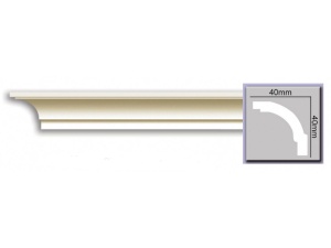 Cornisa decorativa din poliuretan P932 - 4x4x200 cm - Img 2