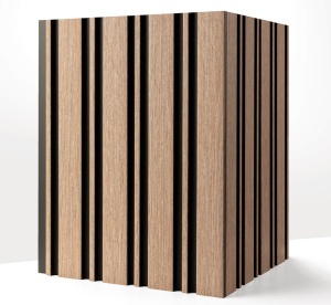 Panou riflat 3D Milo, Oak Sonoma, 270x11.6cm, Lamelio - Img 4