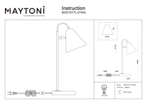 Veioza MOD101TL-01WG - Img 3